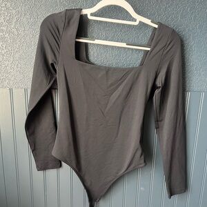 Elegant black Long Sleeve Bodysuit